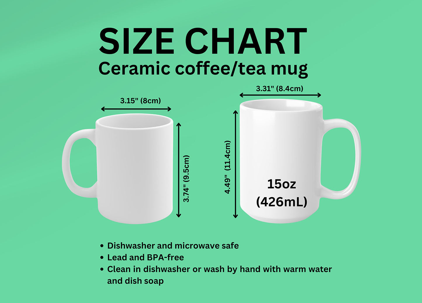 Celtic 'Mad About The Bhoys' Coffee Cup Green Text