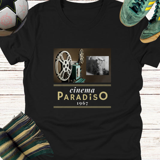Celtic FC Cinema Paradiso T-shirt, Lisbon Lions tee | Lightweight Unisex shirt