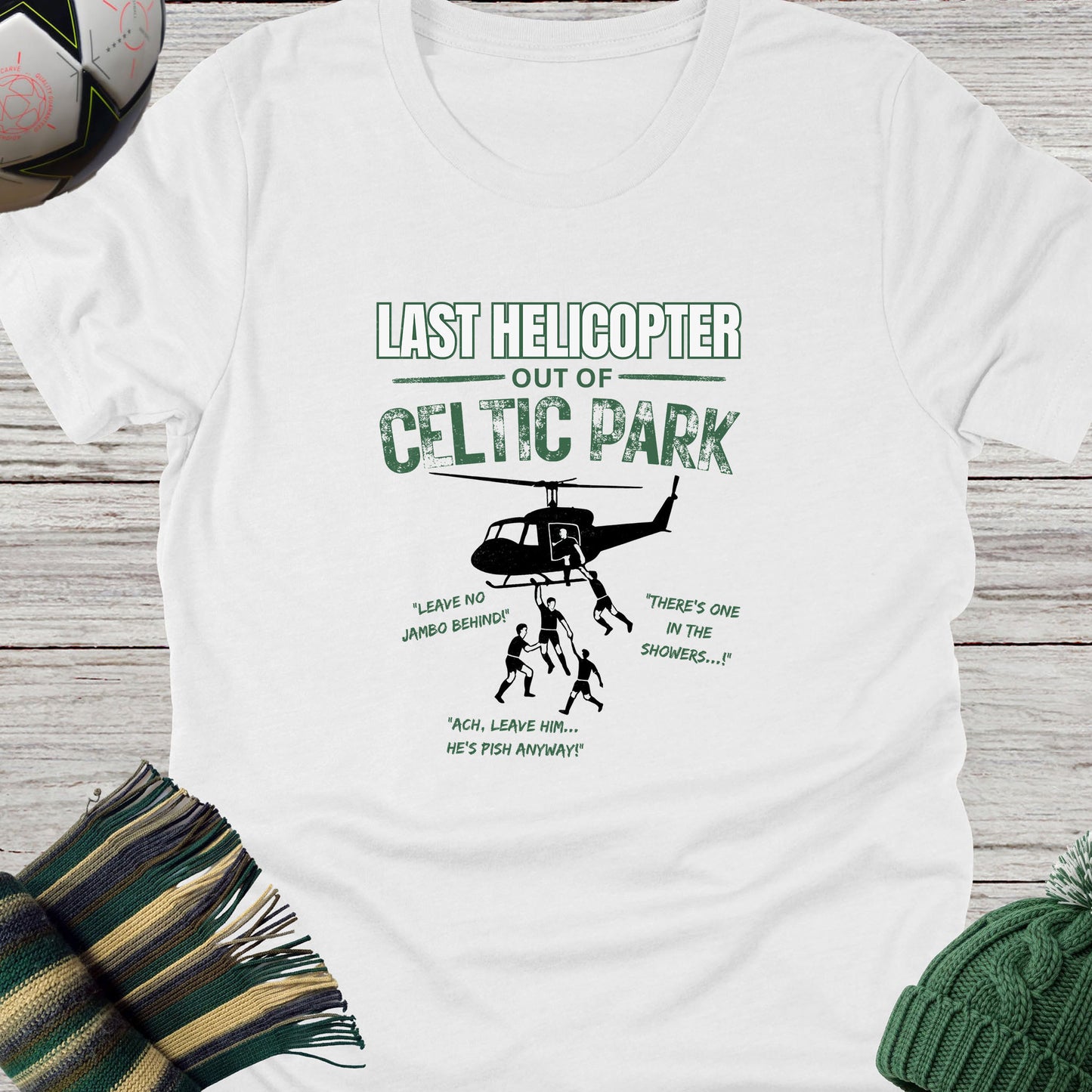 Last Helicopter Out T-shirt