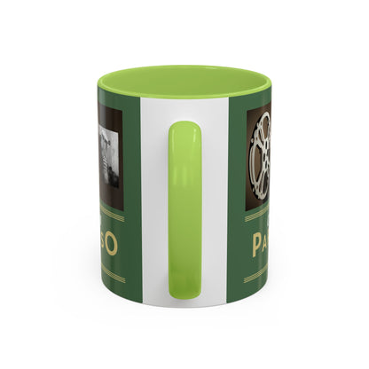 Celtic FC Cinema Paradiso Green or Yellow Accent Mug, 11oz