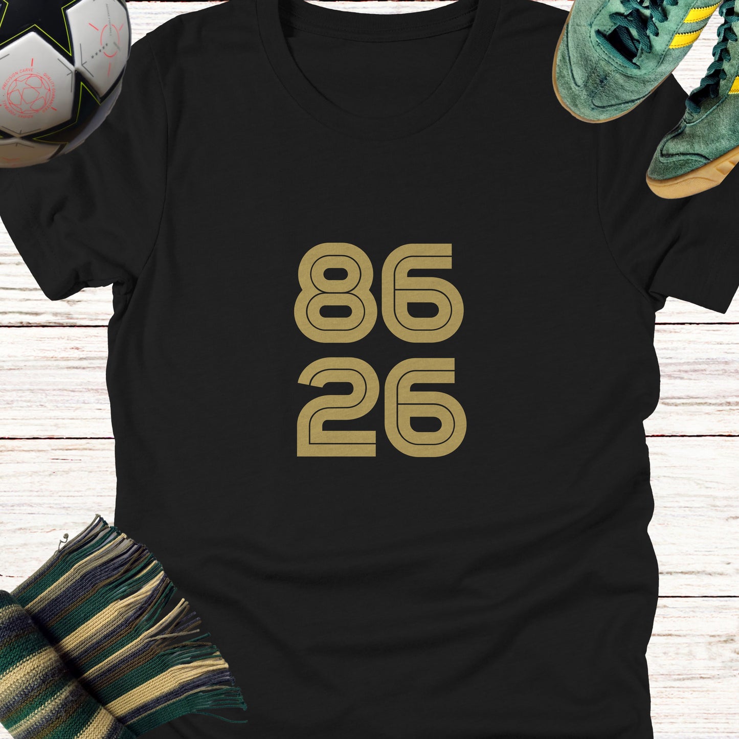 86-26 Celtic Fans T-shirt | Lightweight Unisex Bella Canvas 3001 tee