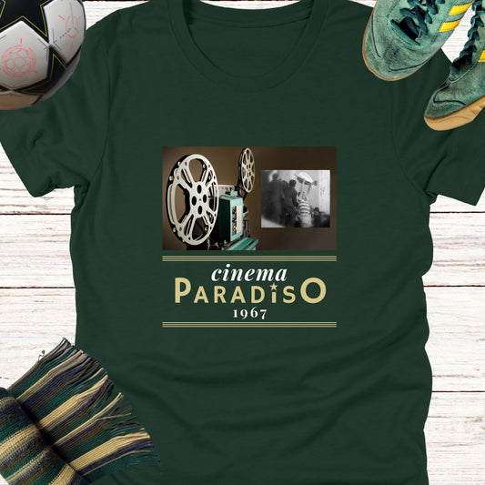 Celtic FC Cinema Paradiso T-shirt, Lisbon Lions tee | Lightweight Unisex shirt