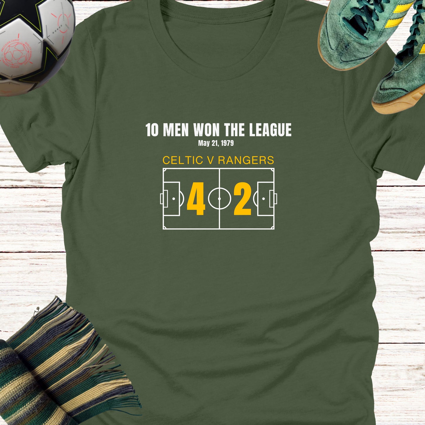 Ten Men Won The League TShirt