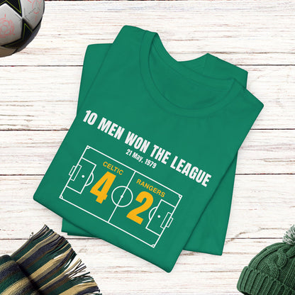 Ten Men Won The League T-Shirt version 2