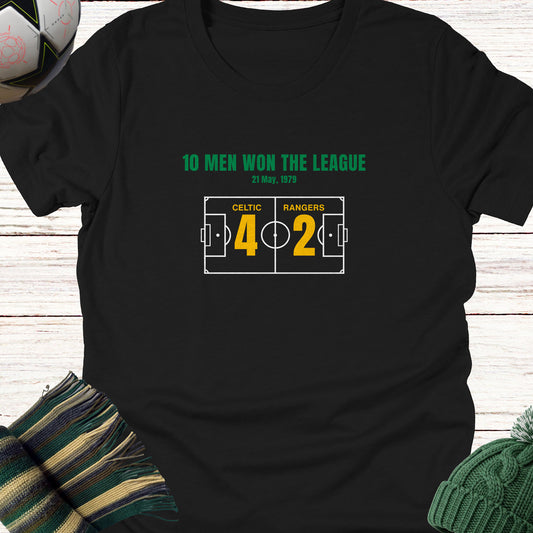 Ten Men Won The League T-Shirt version 2