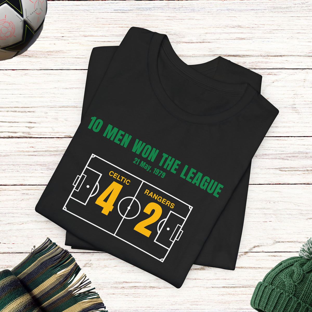 Ten Men Won The League T-Shirt version 2