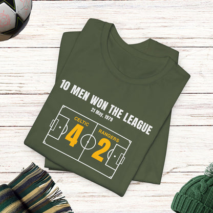 Ten Men Won The League T-Shirt version 2