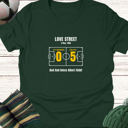 Celtic Love Street 1986 Albert Kidd Tee
