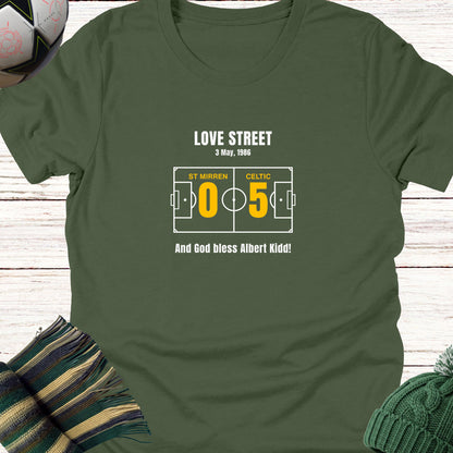 Celtic Love Street 1986 Albert Kidd Tee