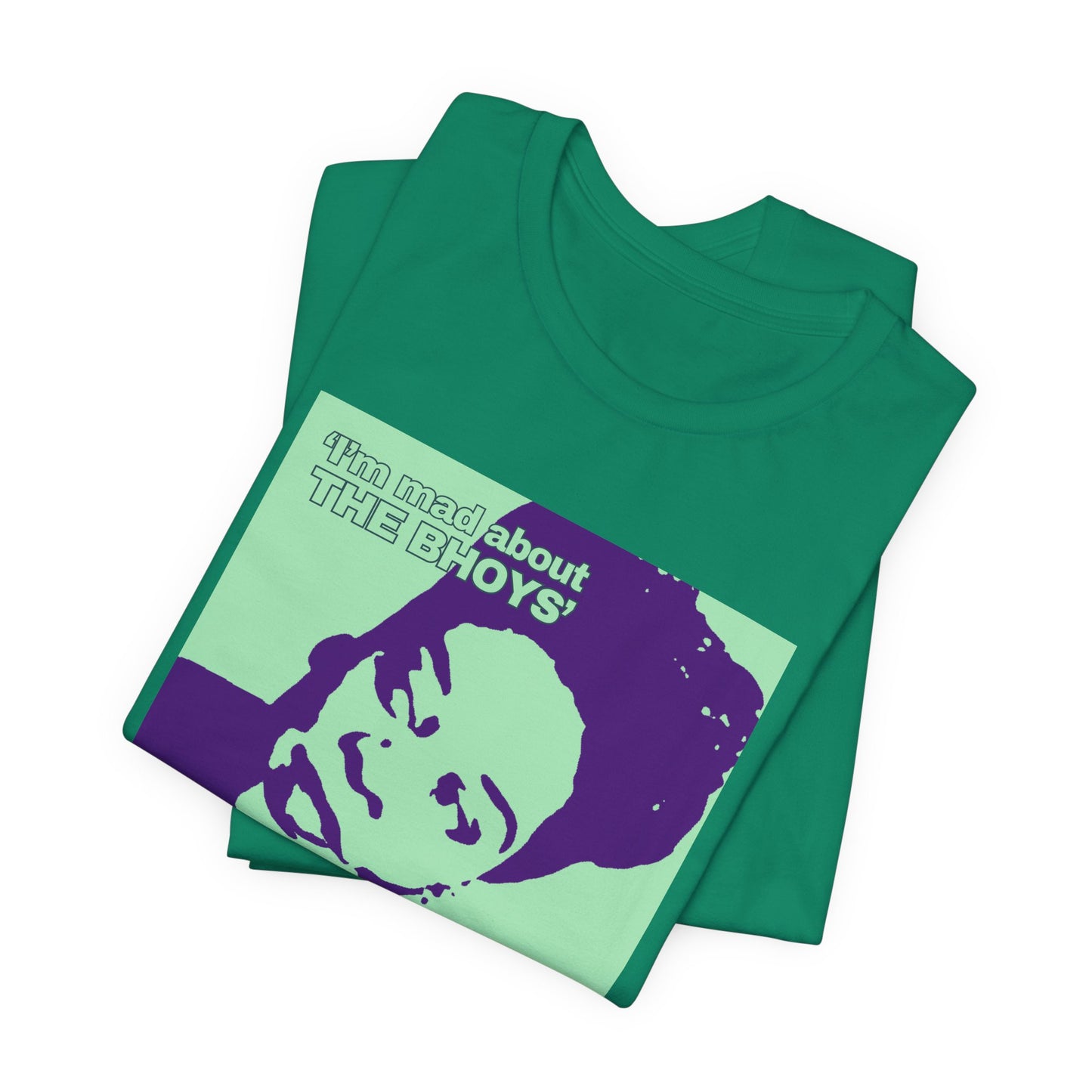 Mad About The Bhoys Dinah Washington T-shirt for Celtic Fans | Lightweight Unisex Bella Canvas 3001 tee