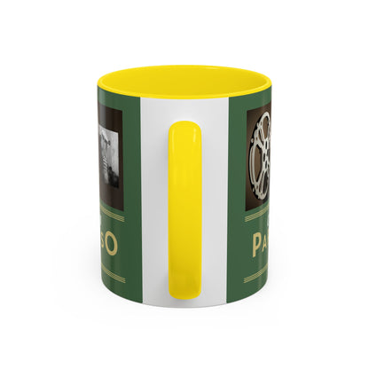 Celtic FC Cinema Paradiso Green or Yellow Accent Mug, 11oz