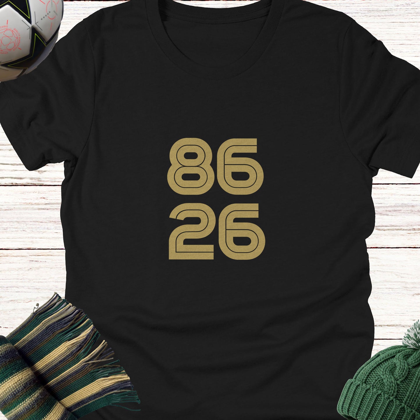 86-26 T-shirt | Lightweight Unisex Bella Canvas 3001 tee