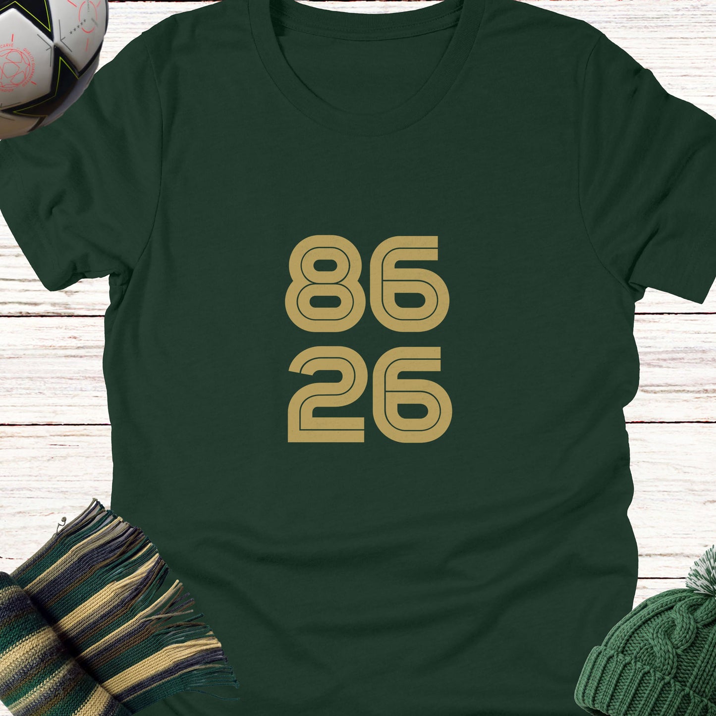 86-26 T-shirt | Lightweight Unisex Bella Canvas 3001 tee