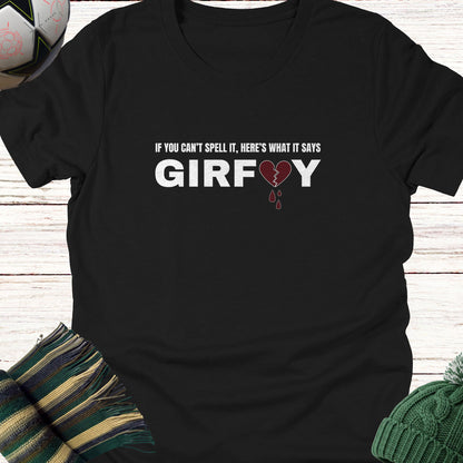 Broken Hearts GIRFUY T-shirt | Lightweight Unisex tee
