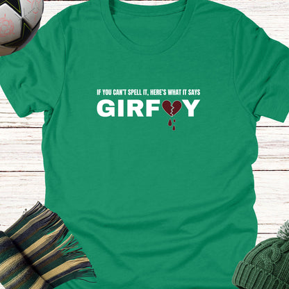 Broken Hearts GIRFUY T-shirt | Lightweight Unisex tee