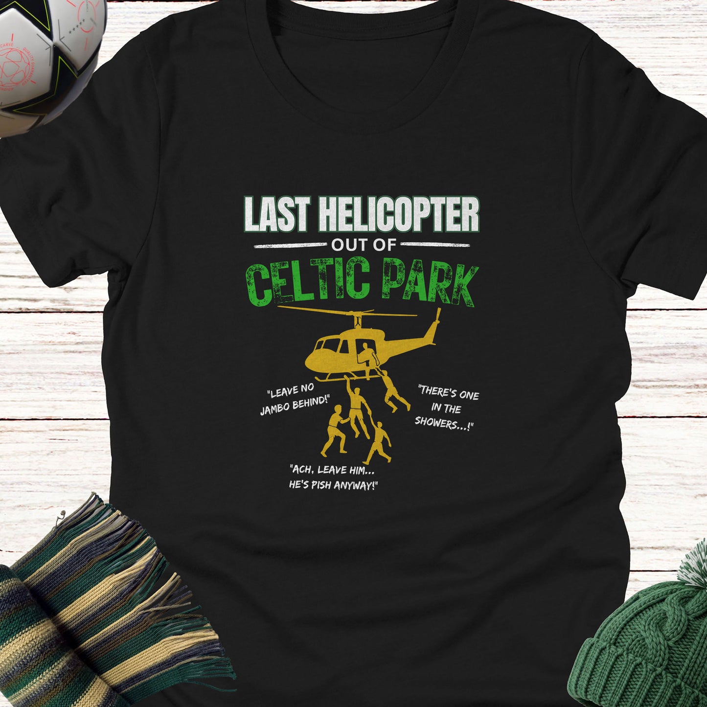 Last Helicopter Out T-shirt