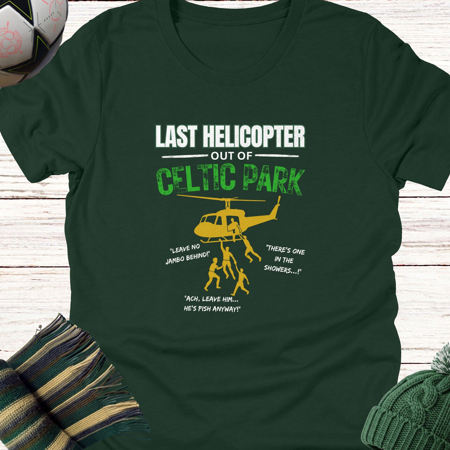 Last Helicopter Out T-shirt