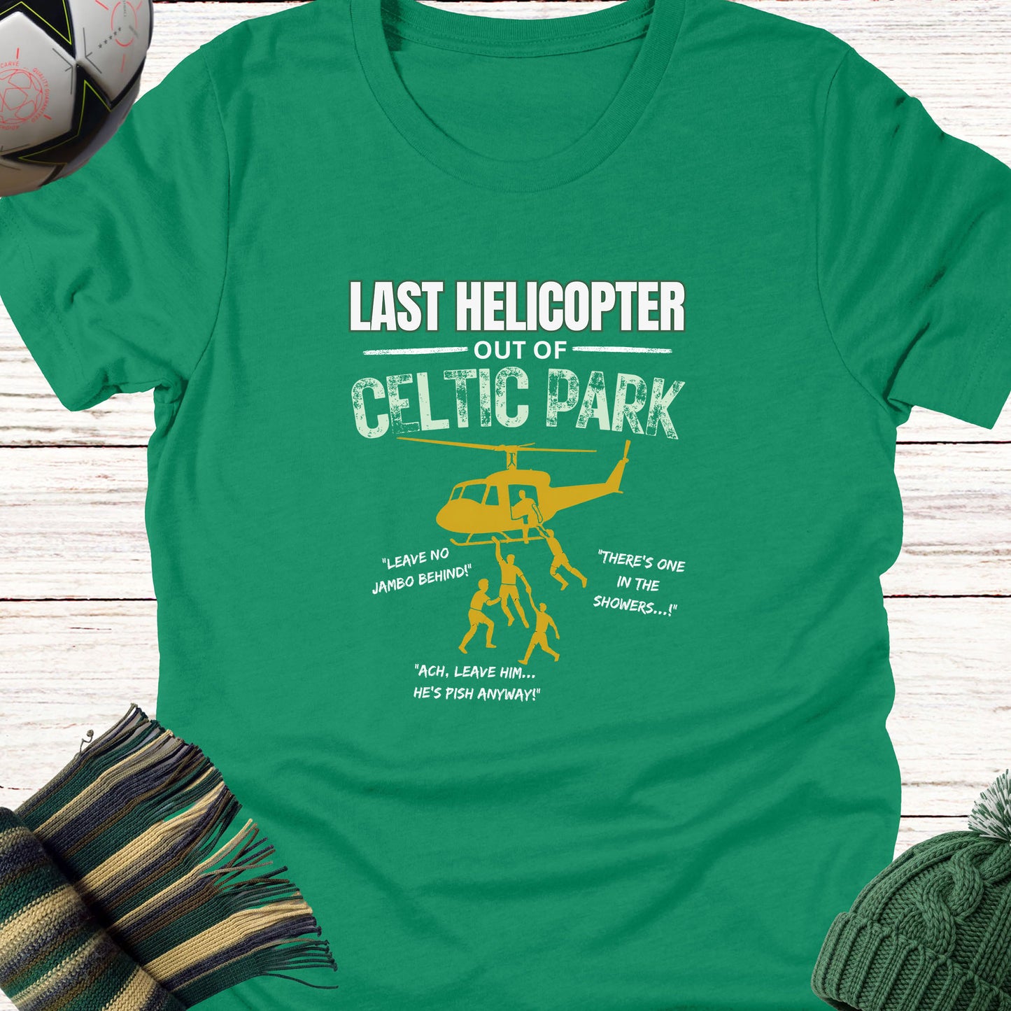 Last Helicopter Out T-shirt